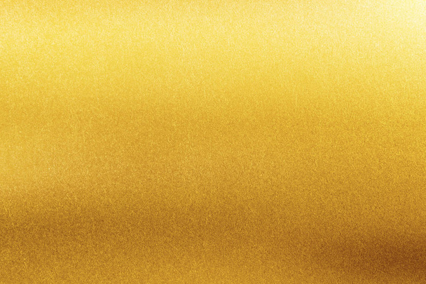 Gold texture background. Retro golden shiny wall surface. - Photo, Image