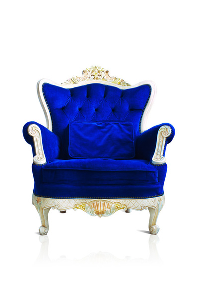 blauer Sofa Sessel - Foto, Bild