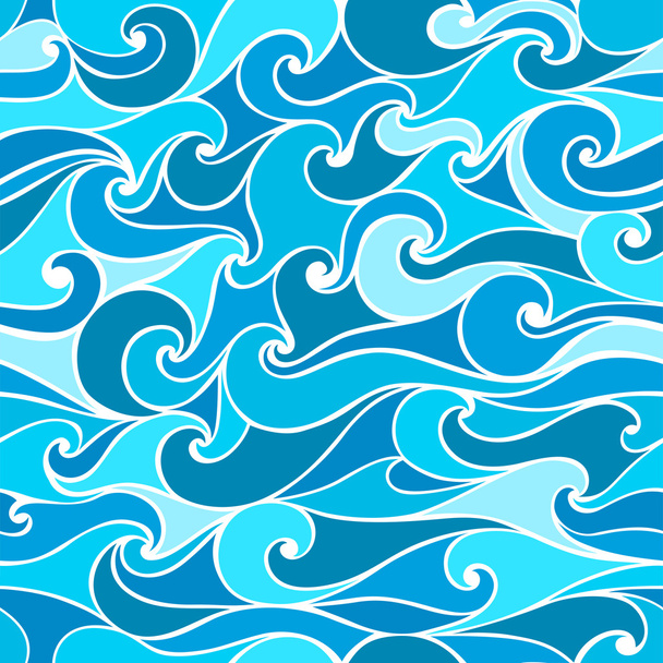 stilisierte Welle - Vektor, Bild