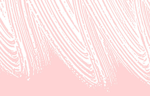 Grunge texture. Distress pink rough trace. Good-lo - Вектор, зображення