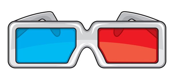 3D glasses - Vector, Image