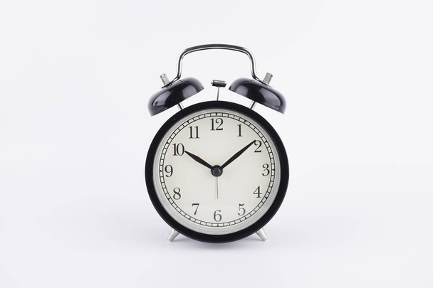 Alarm clock isolated on white background. Selective focus. - Фото, зображення