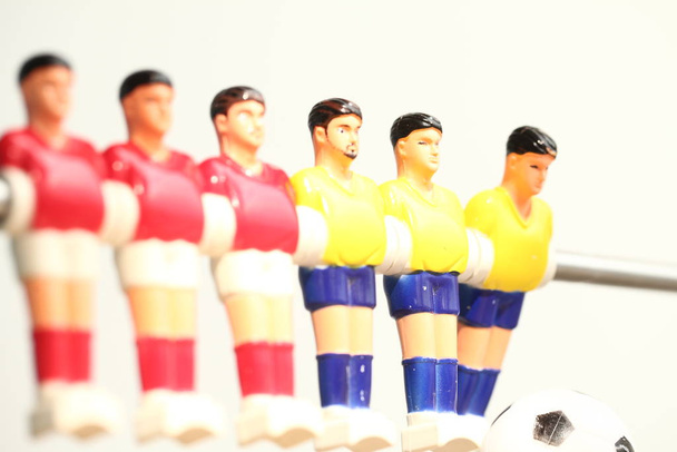 foosball table soccer .sport teame football players - Photo, Image