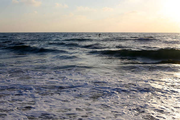 Välimeren autioitunut rannikko Israelin valtion pohjoisosassa
  - Valokuva, kuva