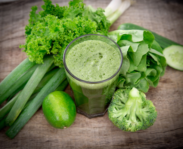 Healthy green juice - Foto, Bild