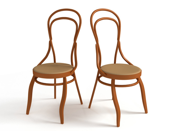 3D bentwood chair - Photo, Image
