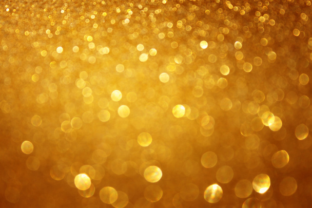 Golden christmas background or gold defoucsed lights background - Φωτογραφία, εικόνα
