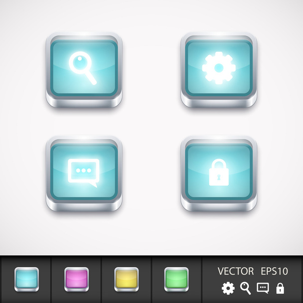 Iconen van apps - Vector, afbeelding
