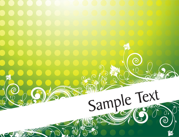 Flourish background for sample text - Vector, Imagen
