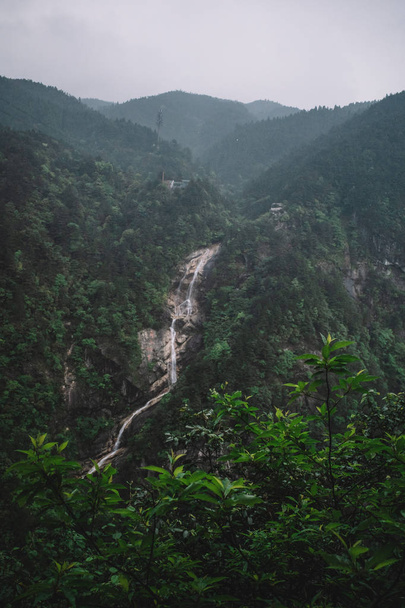 Waterfall on Minguyue Moutain, Jiangxi, China - Foto, Imagem