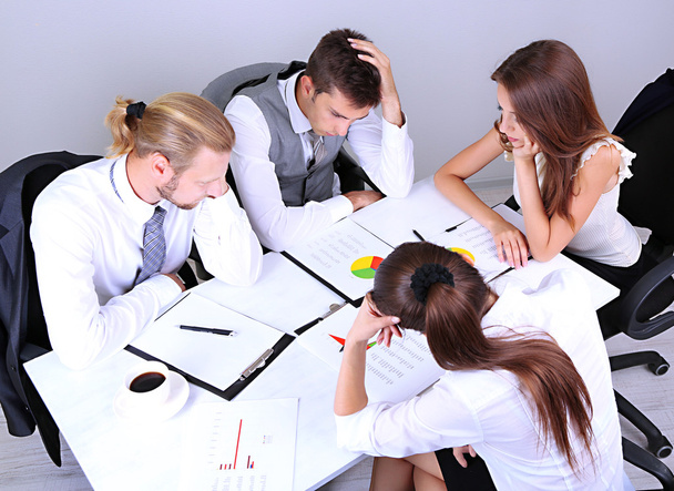 Group of business people having meeting together - 写真・画像