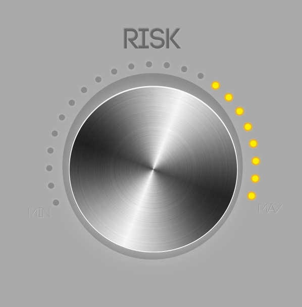 Kockázat vezérlő gomb - Fotó, kép