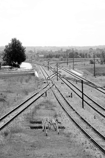 Pitkä rautatie
 - Valokuva, kuva