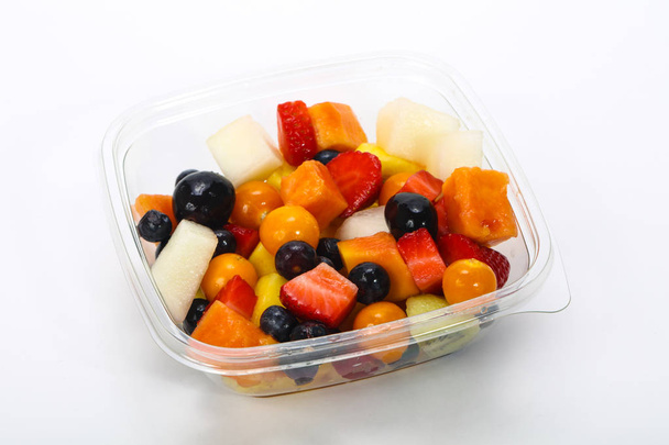 Plasterkowane mix owoców w pudełku - Zdjęcie, obraz