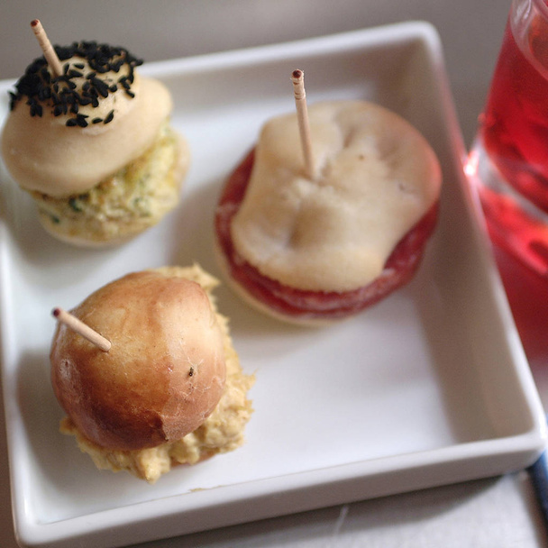 Assorted Small sandwiches as starters - Photo, Image