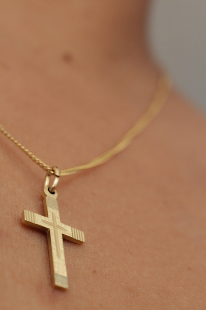 キリストの十字架と neckles - 写真・画像