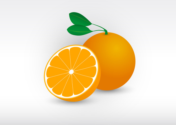 Pomeranč - Vektor, obrázek