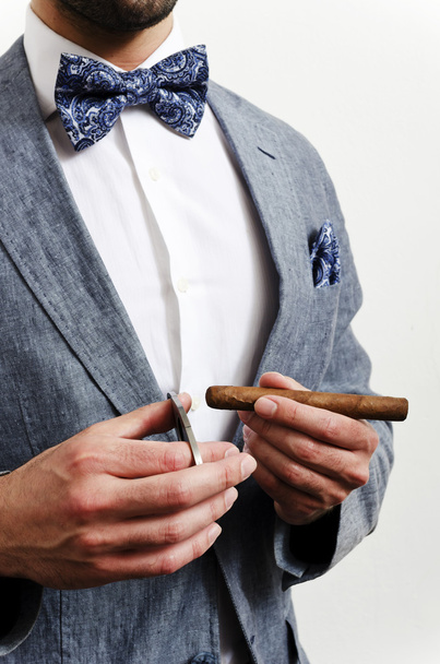 Businessman with handkerchief - Фото, зображення