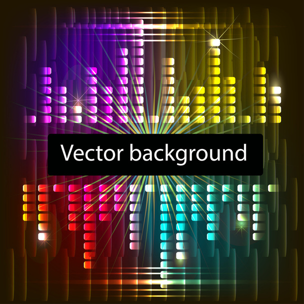 illustration of music equaliser - Vektor, kép