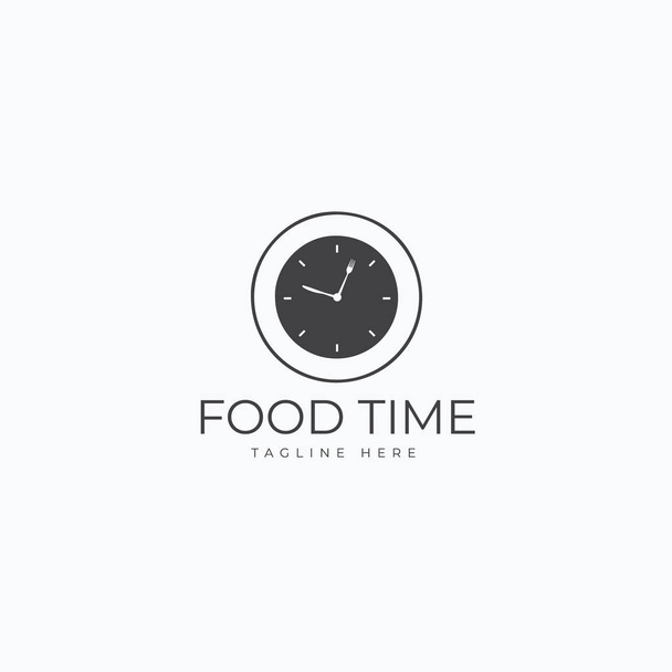 Eenvoudig maar verbluffend logo ontwerp om jezelf te merken in de voedingsindustrie. Als u op zoek bent naar een verbazingwekkende logo vector, Bekijk dan dit Food time logo. Het is bewerkbaar en aanpasbaar volgens uw vereisten.  - Vector, afbeelding