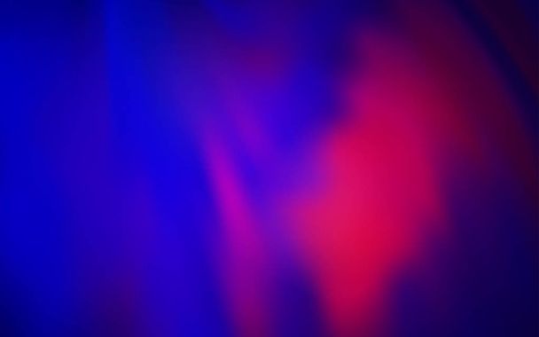 Light Blue, Red vector blurred and colored pattern. - Vector, imagen
