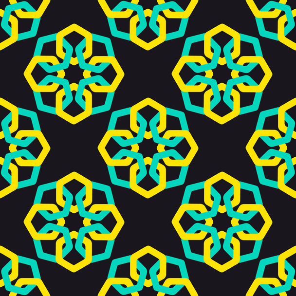 Ornament pattern vector tile - Vektör, Görsel
