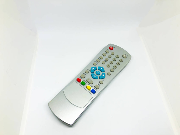 Satellite remote control white background - Photo, Image