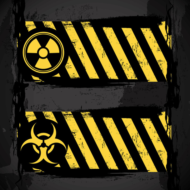 Biohazard tekenen - Vector, afbeelding