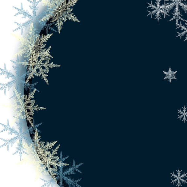 Blue shape on white background - Foto, afbeelding