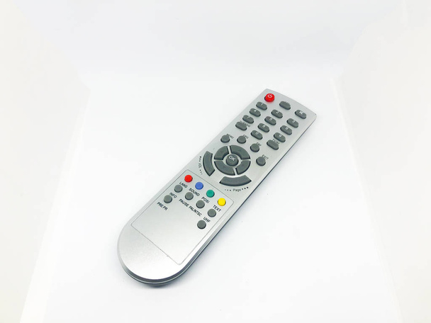 Satellite remote control white background - Photo, Image