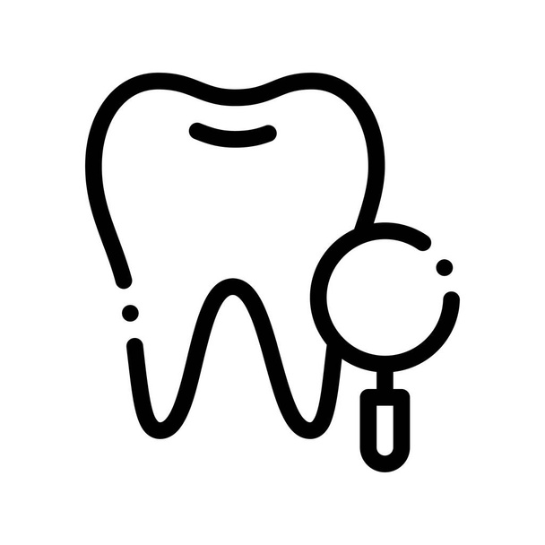 Dentista stomatologia dente Survay Vector segno icona
 - Vettoriali, immagini