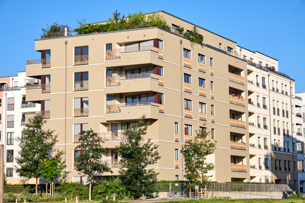 Moderno apartamento bege visto em Berlim, Alemanha
 - Foto, Imagem