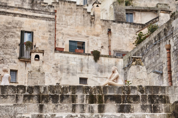 Захватывающий дух вид на древний город Матера, южная Италия
. - Фото, изображение