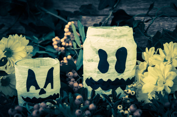 divertente e spettrale simbolo di Halloween artigianale - Foto, immagini