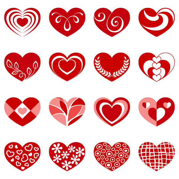 Hearts - Vector, afbeelding