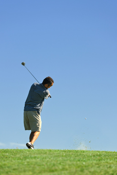Golfer und Ball - Foto, Bild