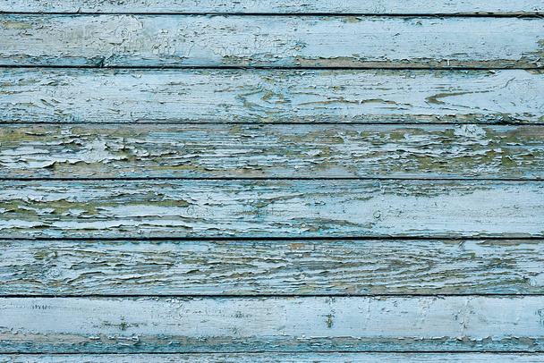 Blue wood texture background surface - Photo, image