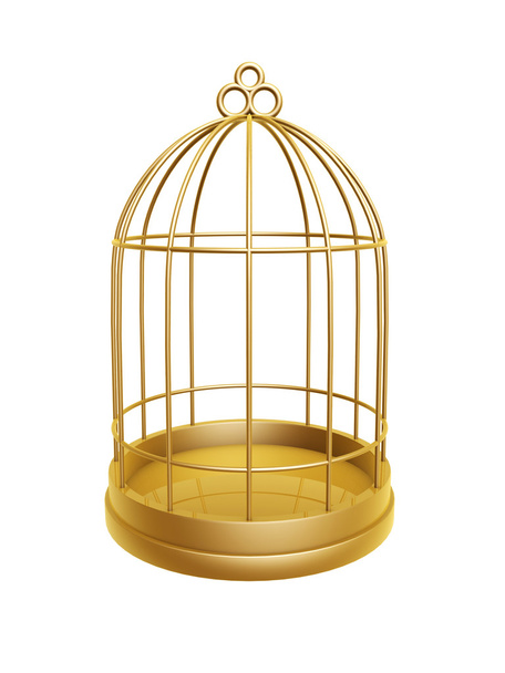 χρυσό κλουβί - Φωτογραφία, εικόνα