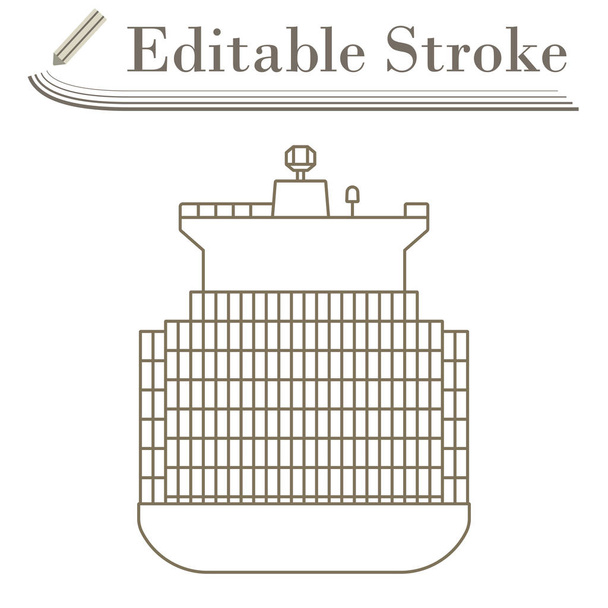 Icona della nave container
 - Vettoriali, immagini