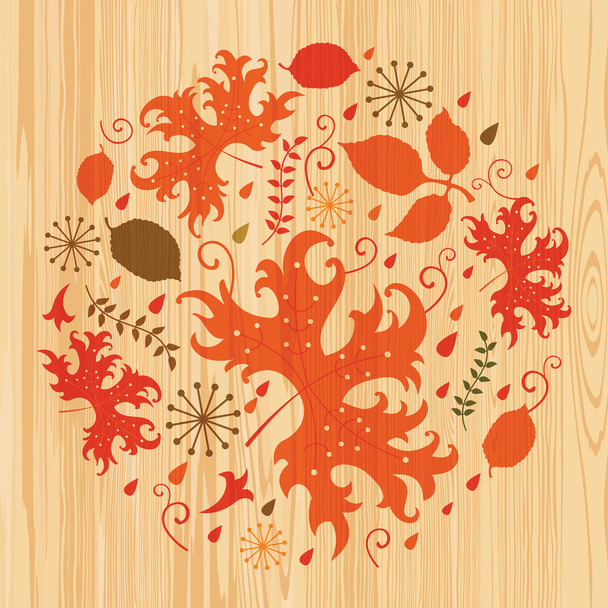 Autumn leaves - Vector, Image