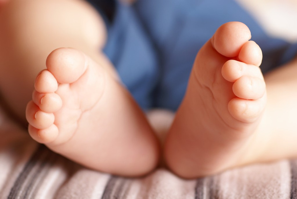 Little baby's feet - Фото, изображение