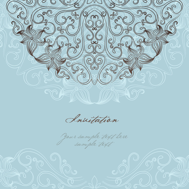 Elegant invitation card - Vektor, Bild