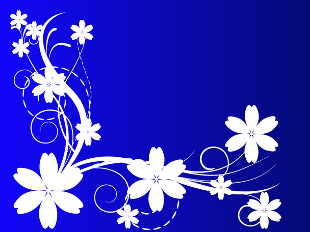 Flower pattern decoratively - Vektori, kuva
