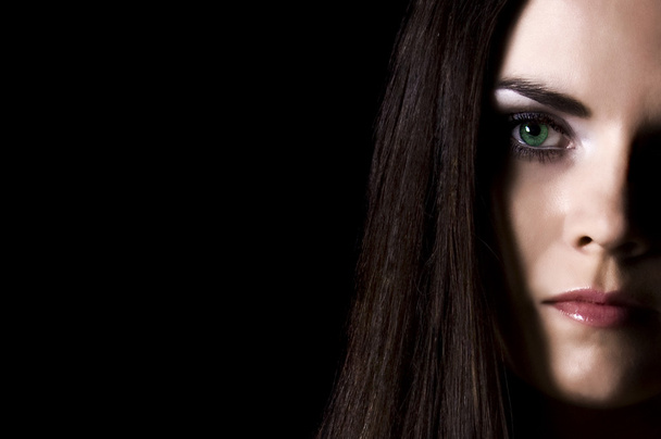 Girl with green eyes - Foto, immagini
