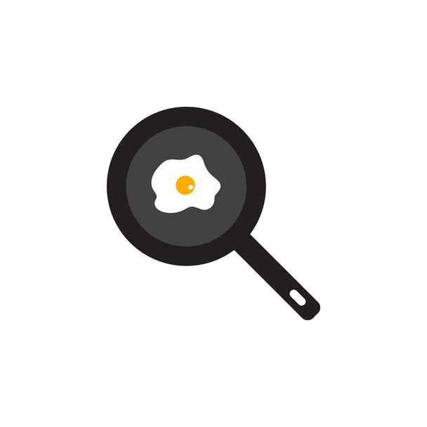 Frying pan graphic design template isolated illustration - Vector, Image