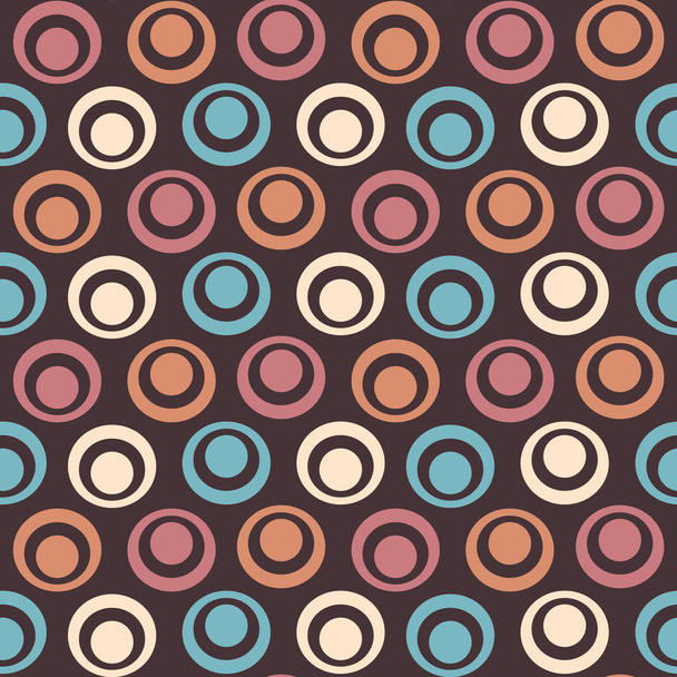 Patrón geométrico abstracto sin costuras con la imagen de anillos y círculos
. - Vector, imagen