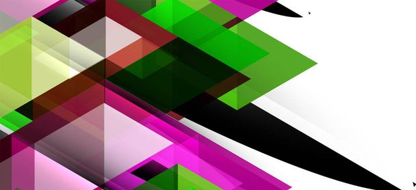 Красочные повторяющиеся треугольники современная геометрическая в современном стиле на белом фоне. Абстрактная геометрическая форма. Современная стильная текстура
 - Вектор,изображение