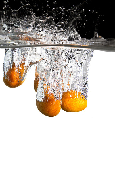 Kumquats in water - Foto, imagen