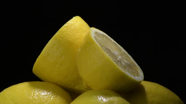 Giro de fruta cortada limón
 - Imágenes, Vídeo