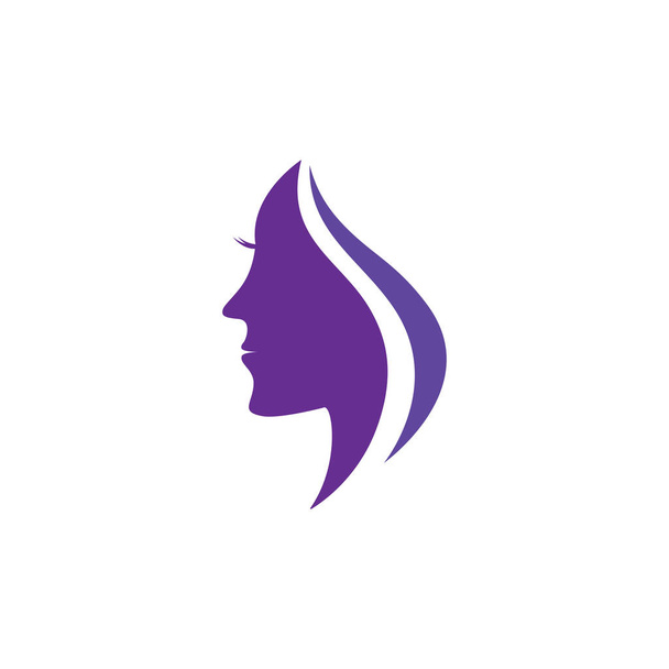 Beauty Women Icon Logo Template  - Vector, Image